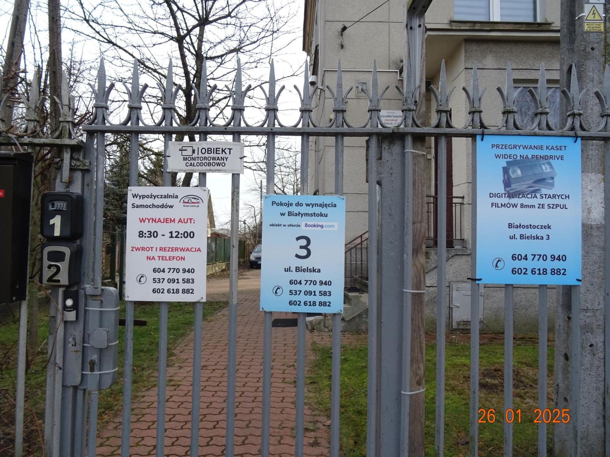 Pokoje Do Wynajecia W Centrum Bialegostoku Białystok Exteriör bild